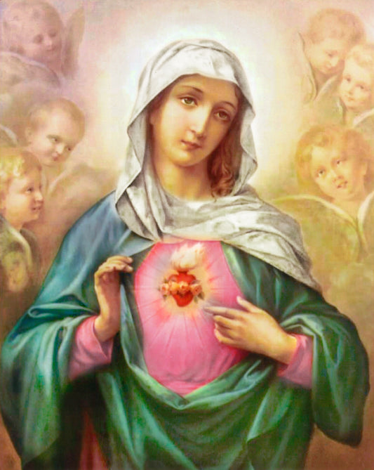 Immaculate Heart of Mary ( Artist : Unknown )