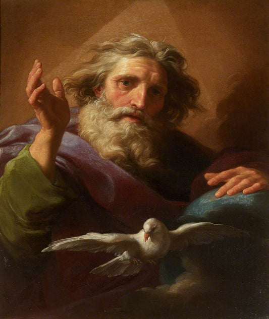 God the Father and the Holy Spirit ( Artist : Batoni_1743 )