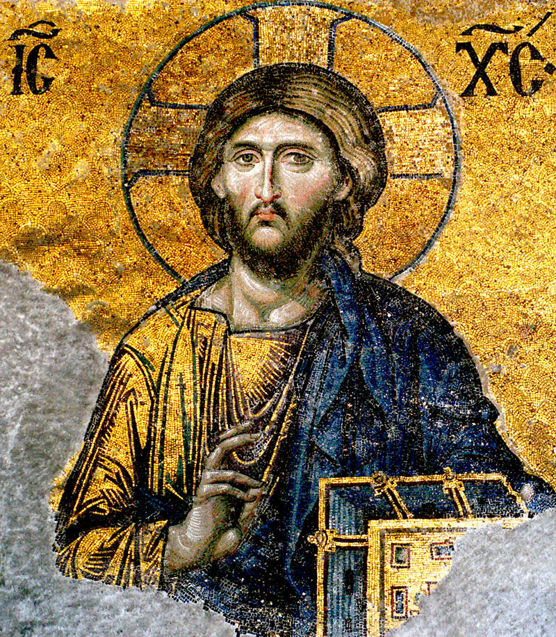 Christ Pantocrator ( 1261 ) Found in the Hagia Sophia