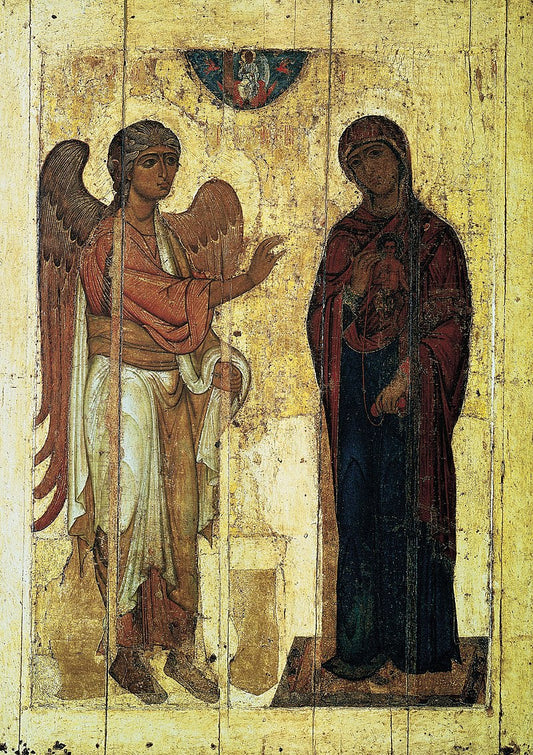 The Annunciation ( Ustyug - 12th Century )