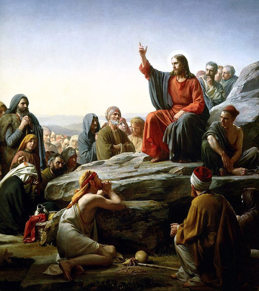 Sermon on the Mount ( Artist : Bloch - 1890 )