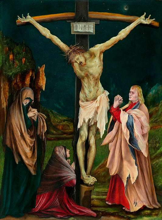 The Crucifixion ( Artist : Grunewald - 1525 )